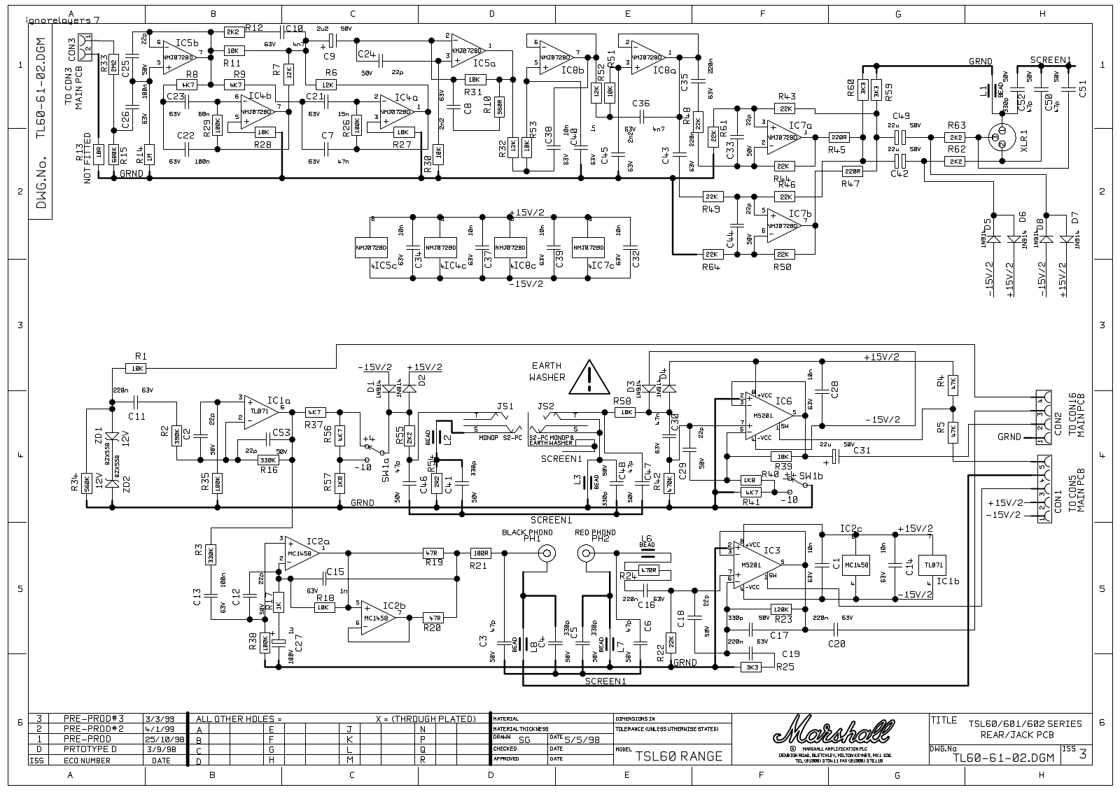 Marshall tl60 schematic