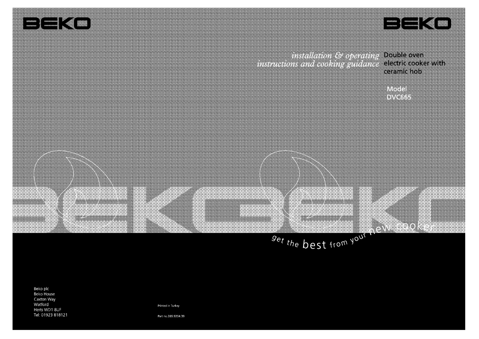 Beko DVC665 User Manual