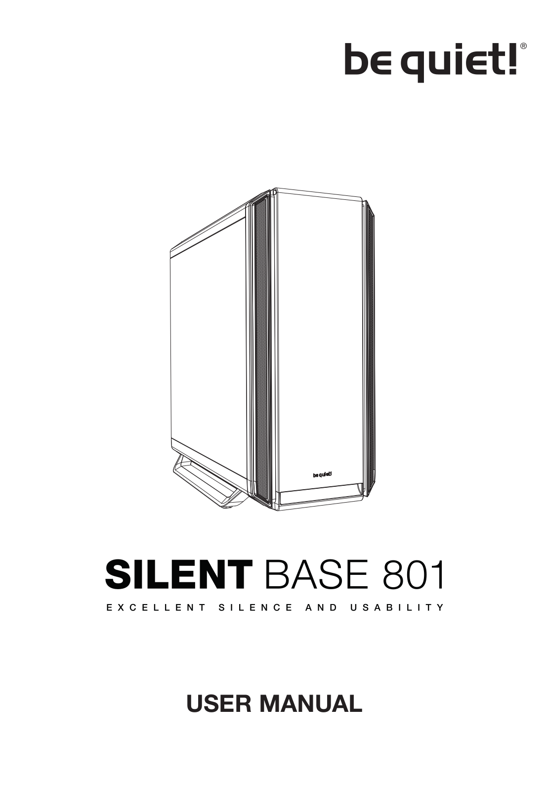 be quietl Silent Base 801 operation manual