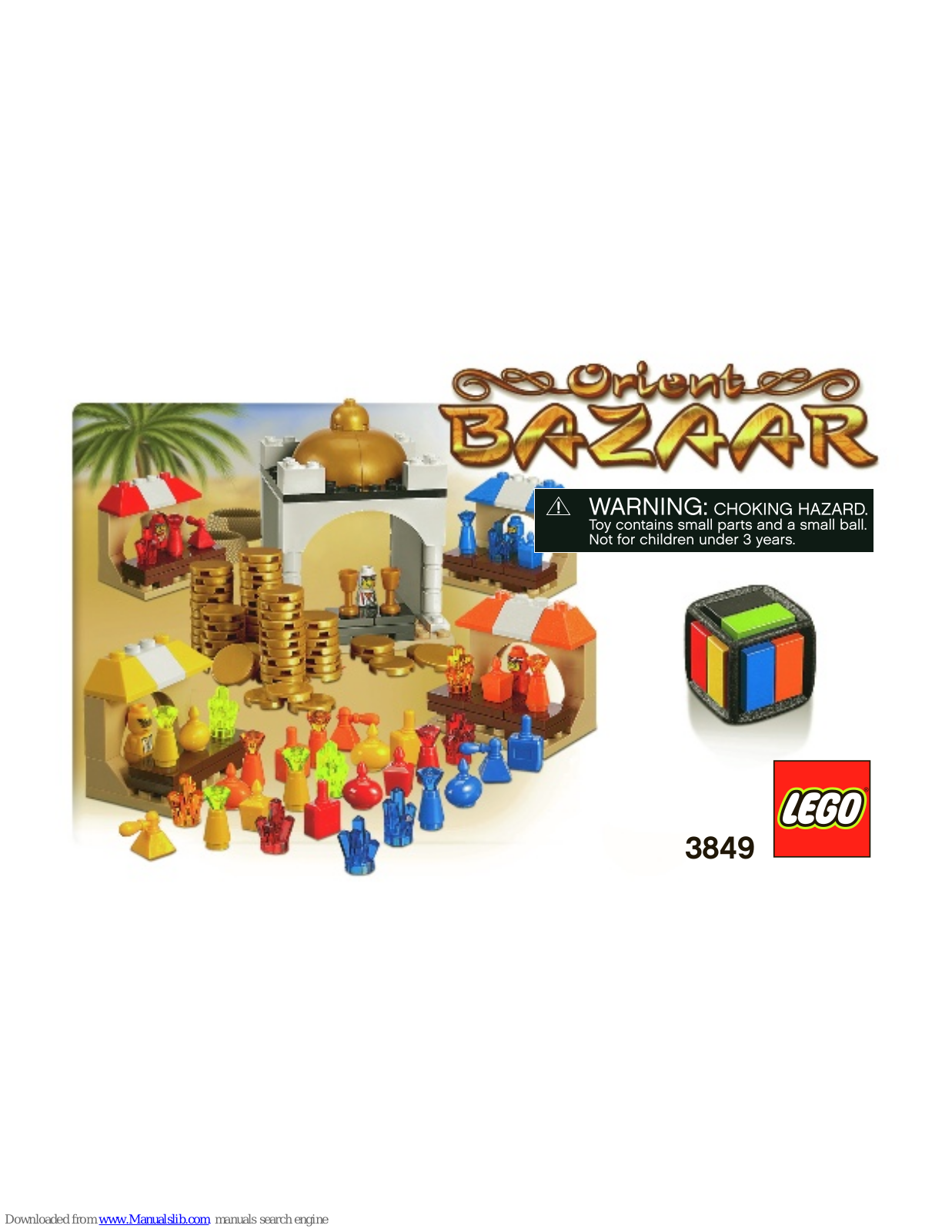 LEGO Orient Bazaar 3849 Assembly Manual