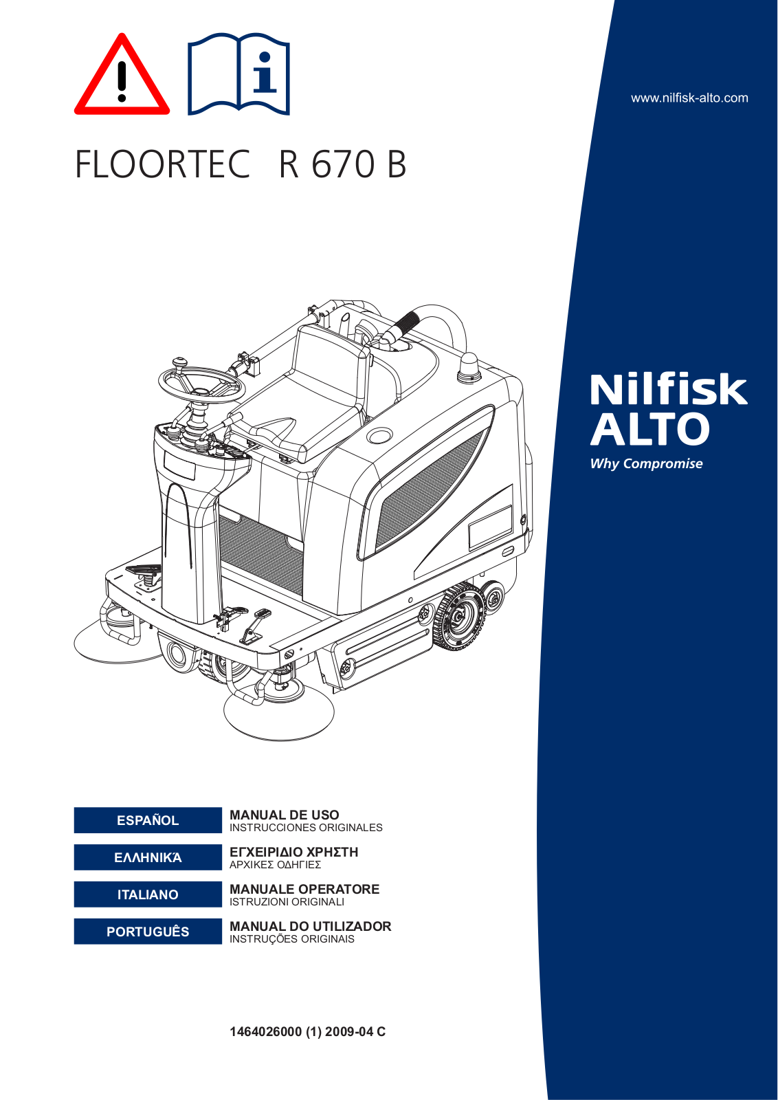 Nilfisk FLOORTEC R 670 B User Manual