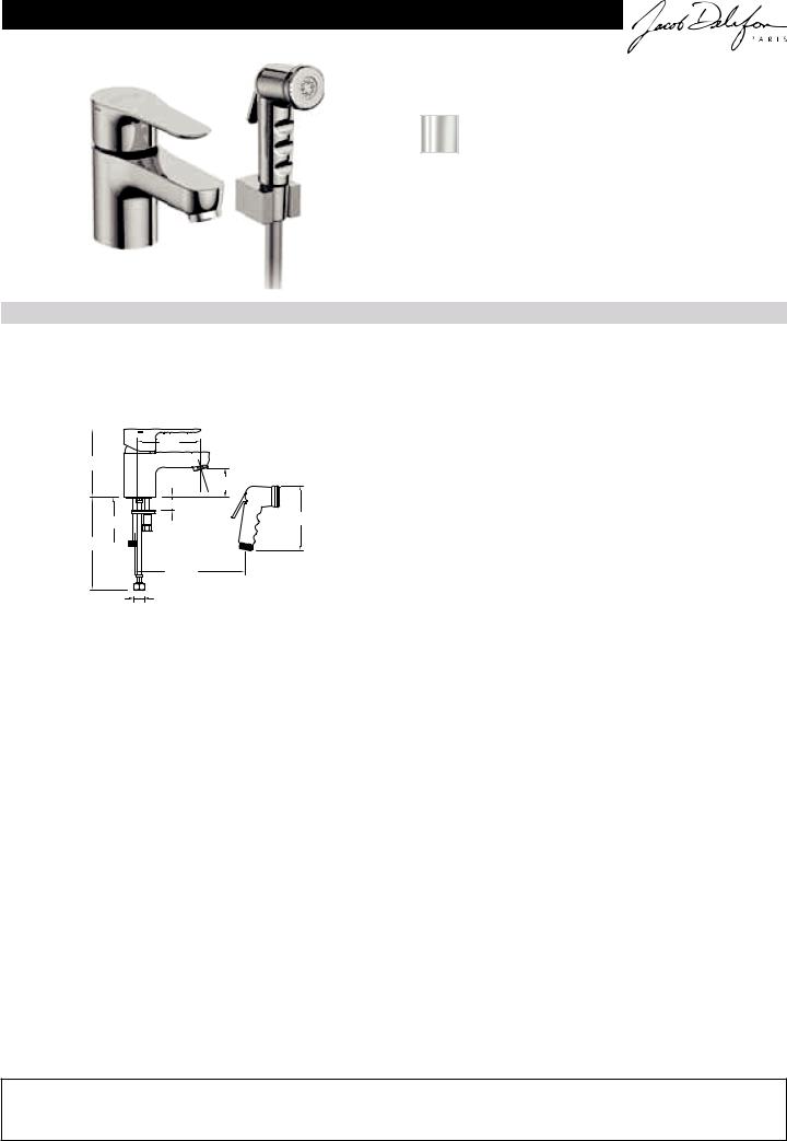 Jacob Delafon JULY E16319-4-CP Datasheet