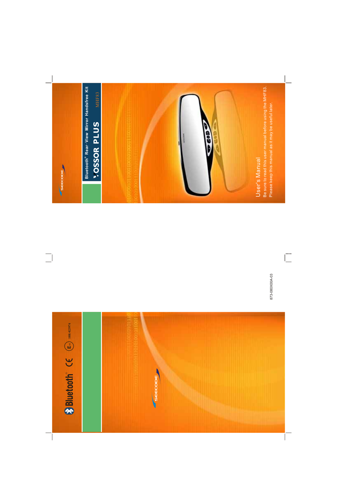 SEECODE Germany VOSSORPLUS User Manual