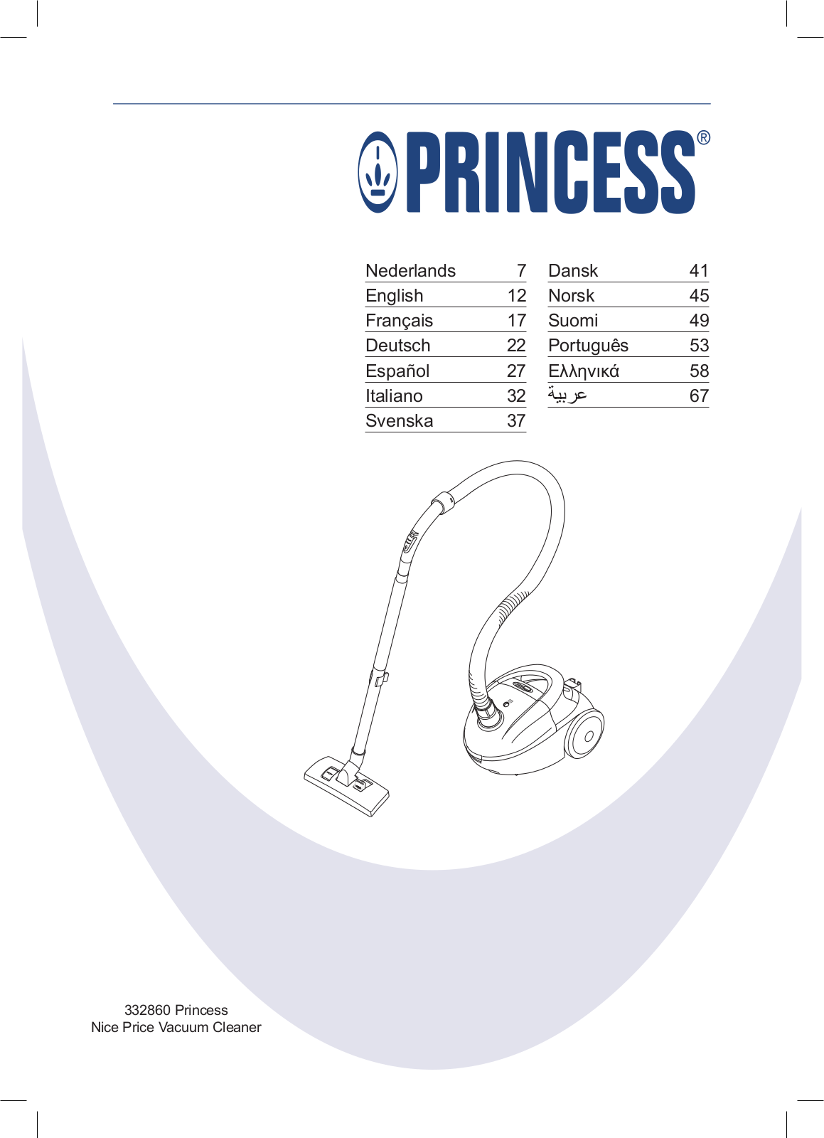 Princess 332860 User Manual