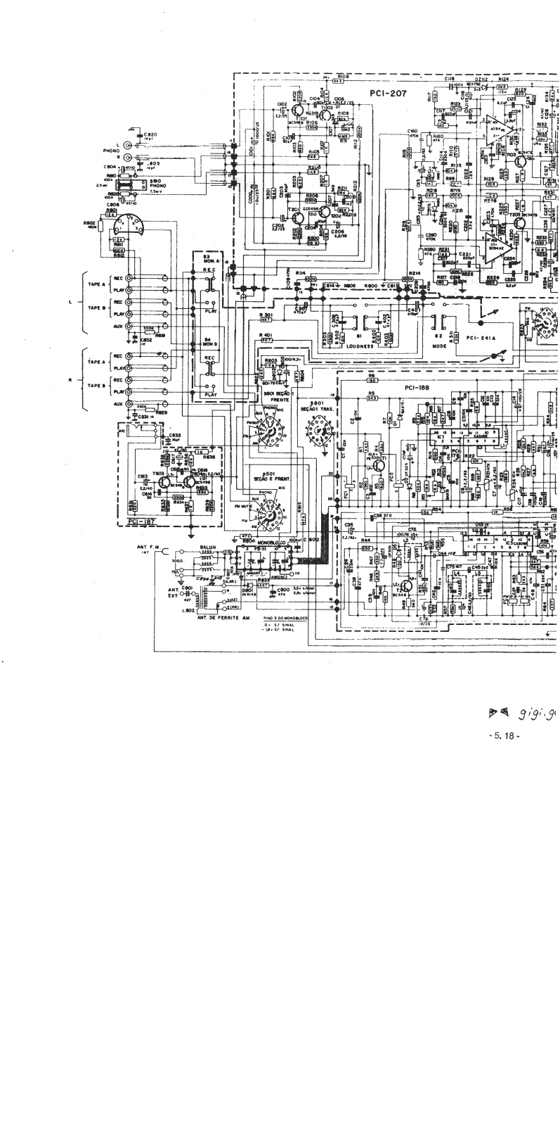 Gradiente M1360 Schematic