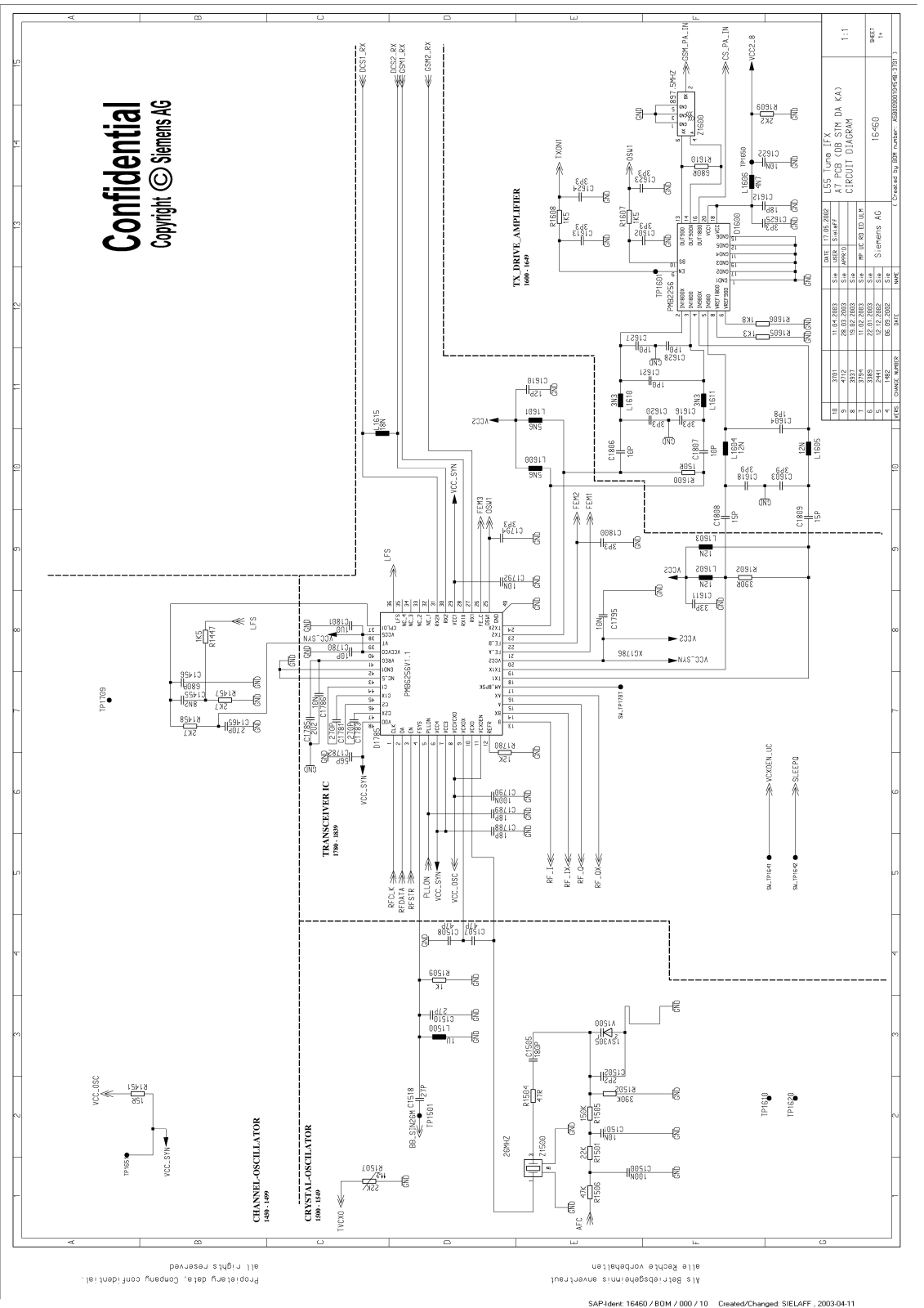 Siemens C55 Schematics