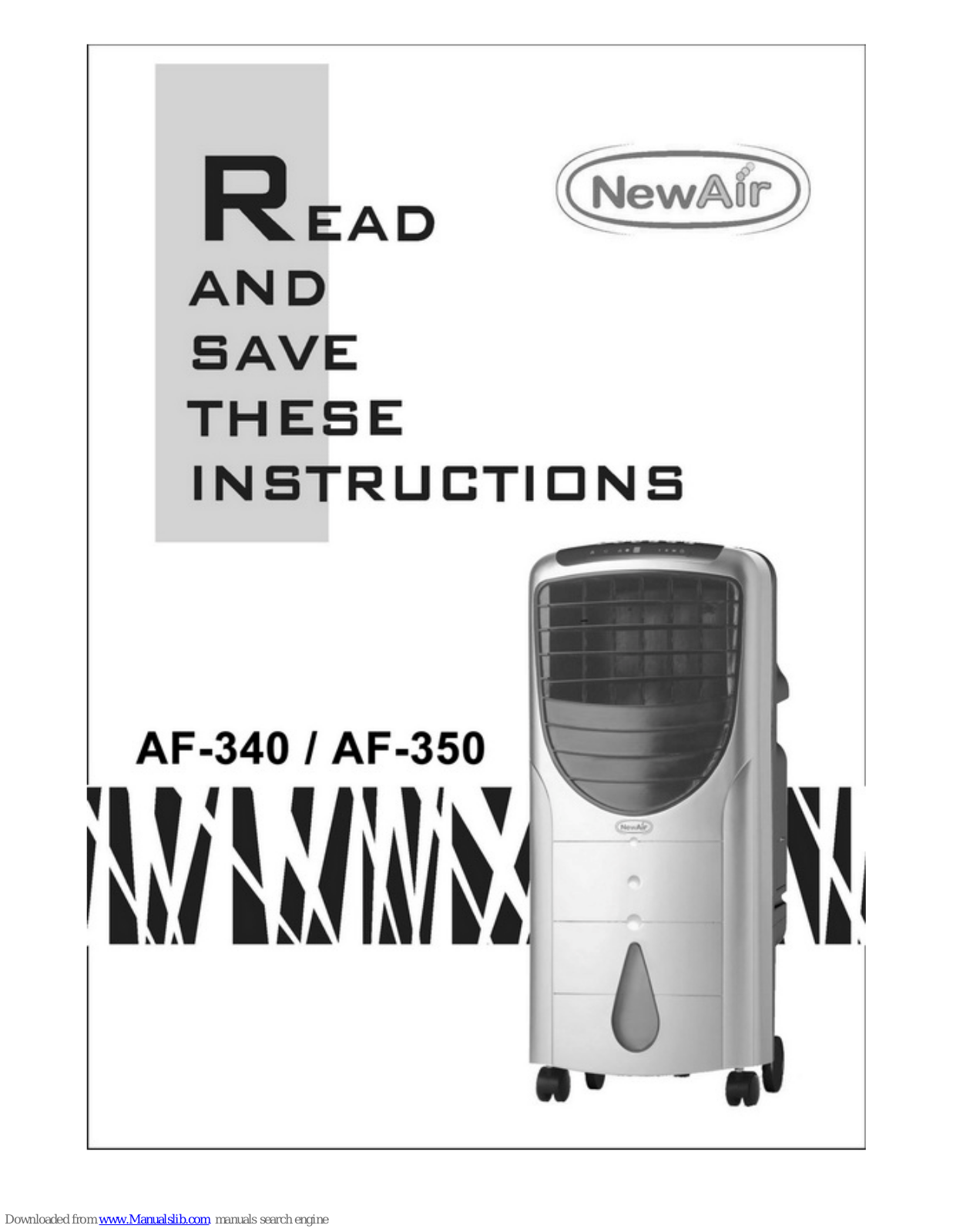 NewAir AF-340, AF-350 Instructions Manual