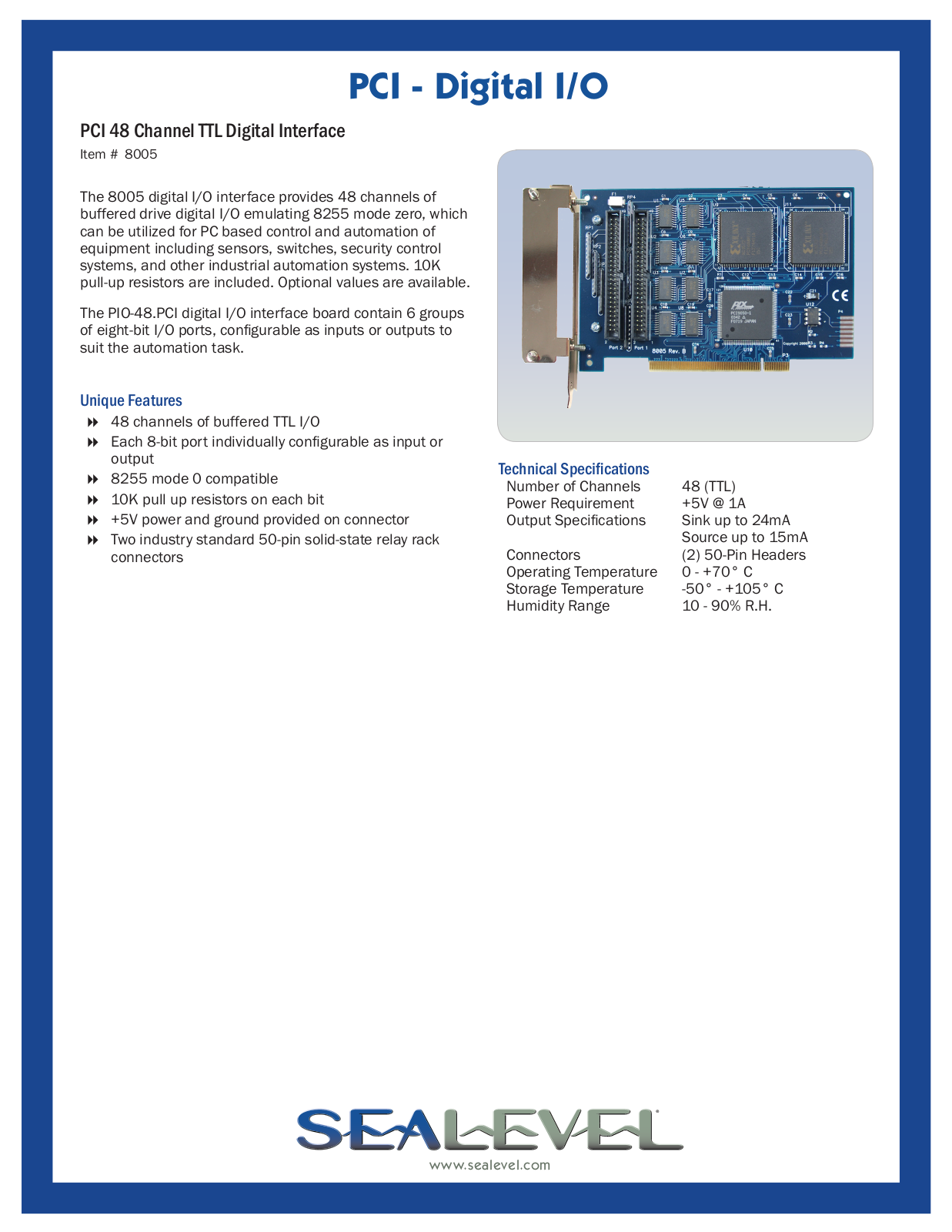 Impulse 8005 User Manual