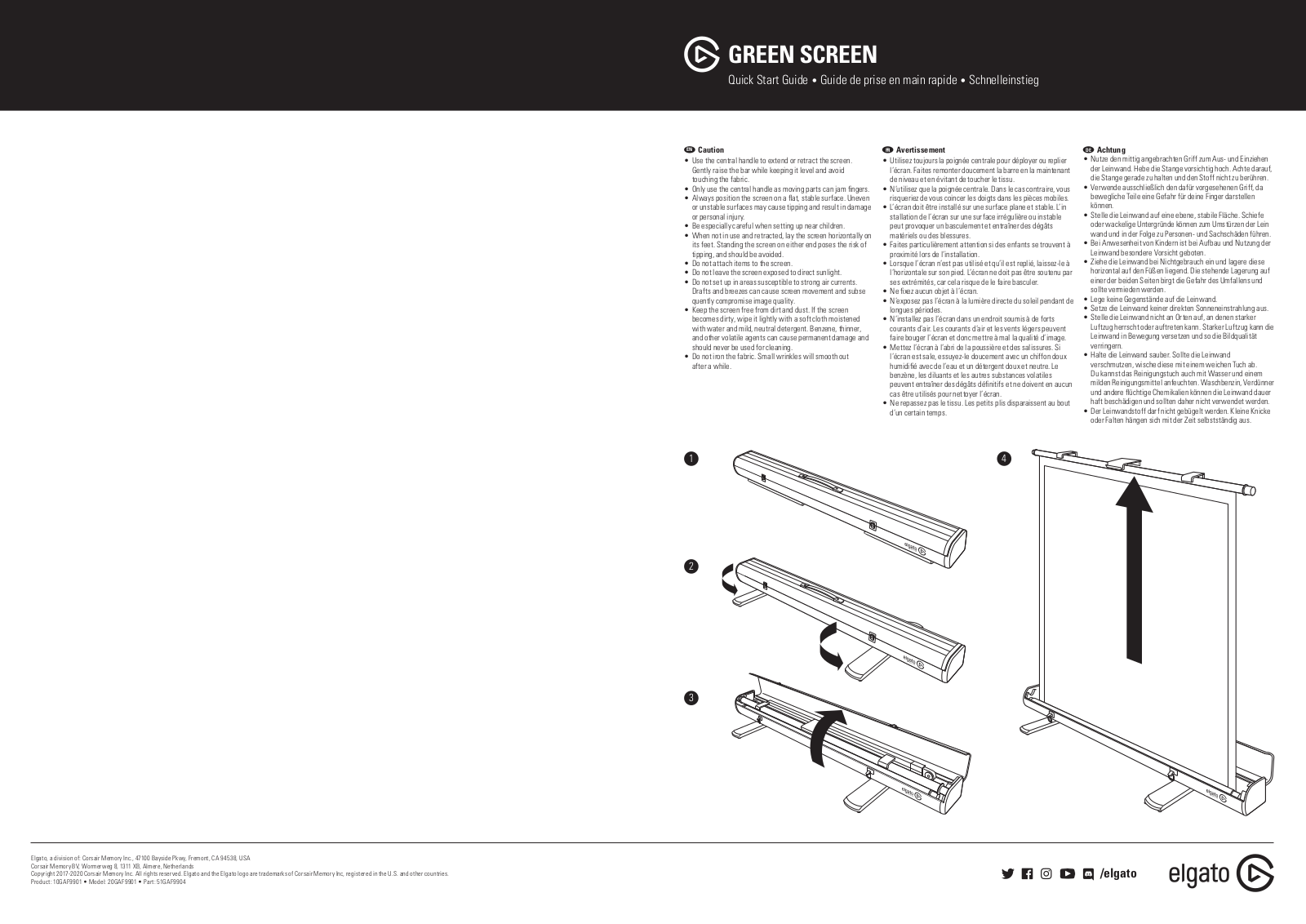 ELGATO Green Screen User Manual