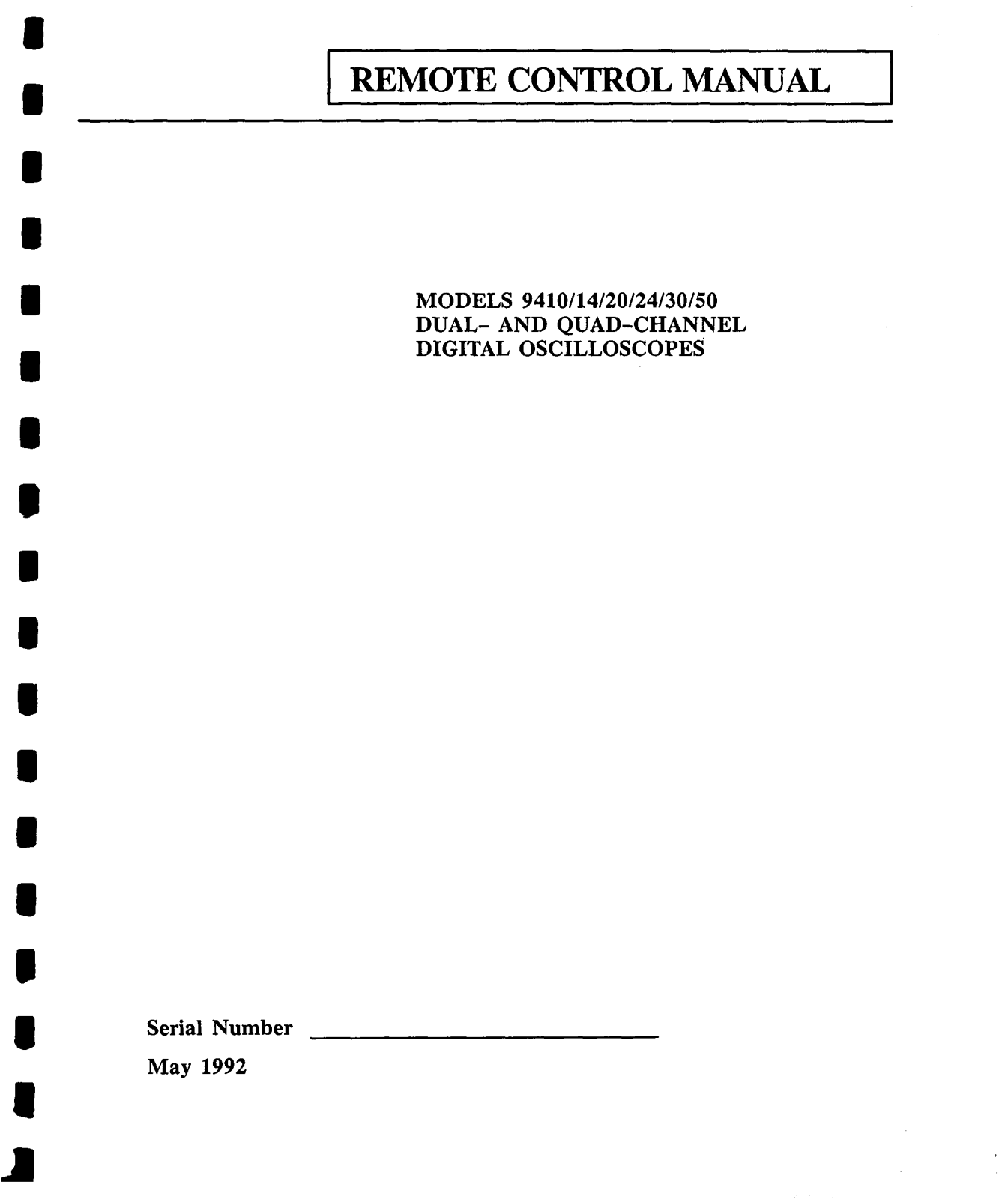 LeCroy 9450, 9410 User Manual - ManualMachine.com