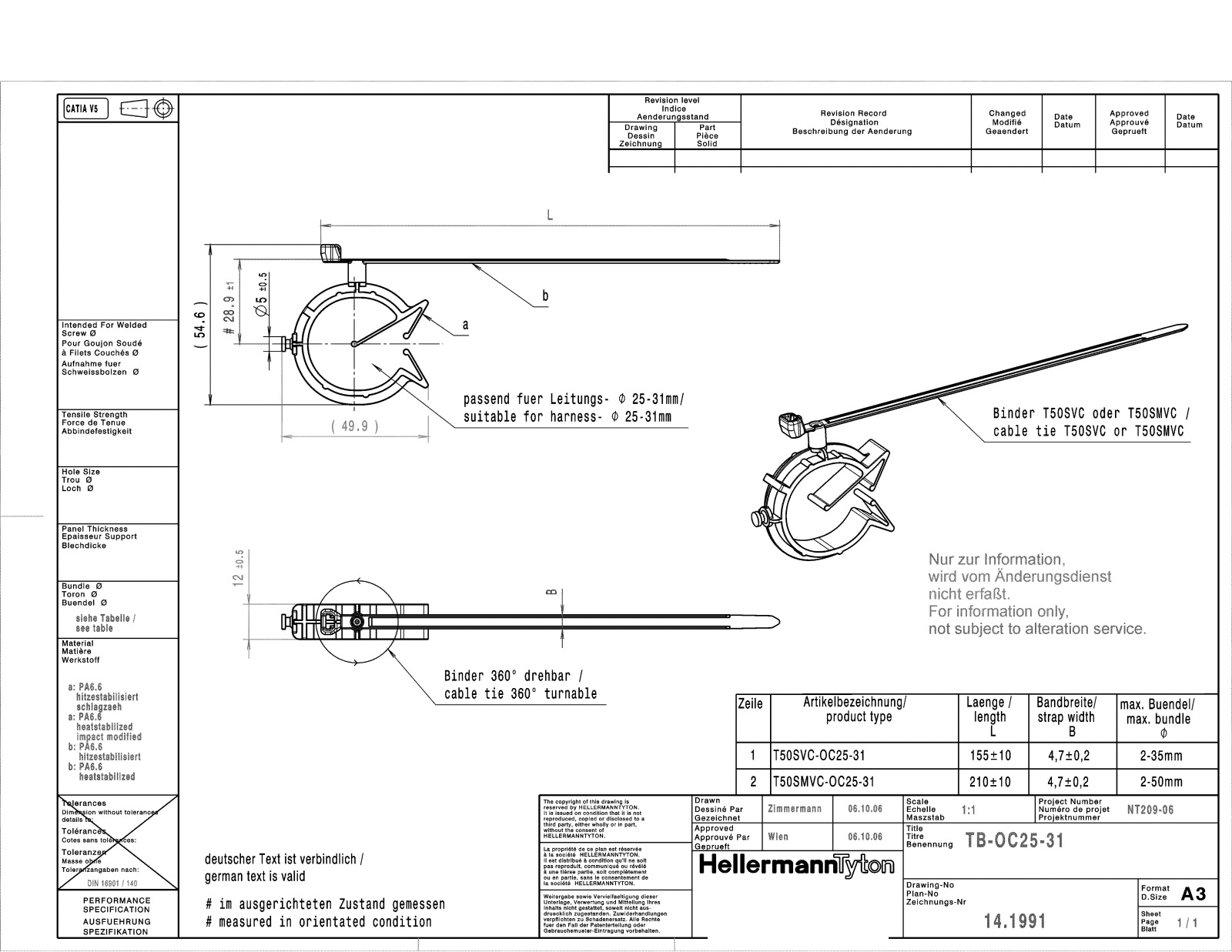 HellermannTyton TB-OC25-31 Reference Drawing - ManualMachine.com