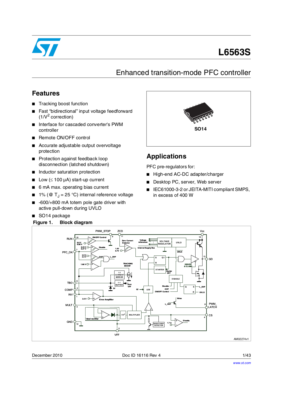 ST L6563S User Manual