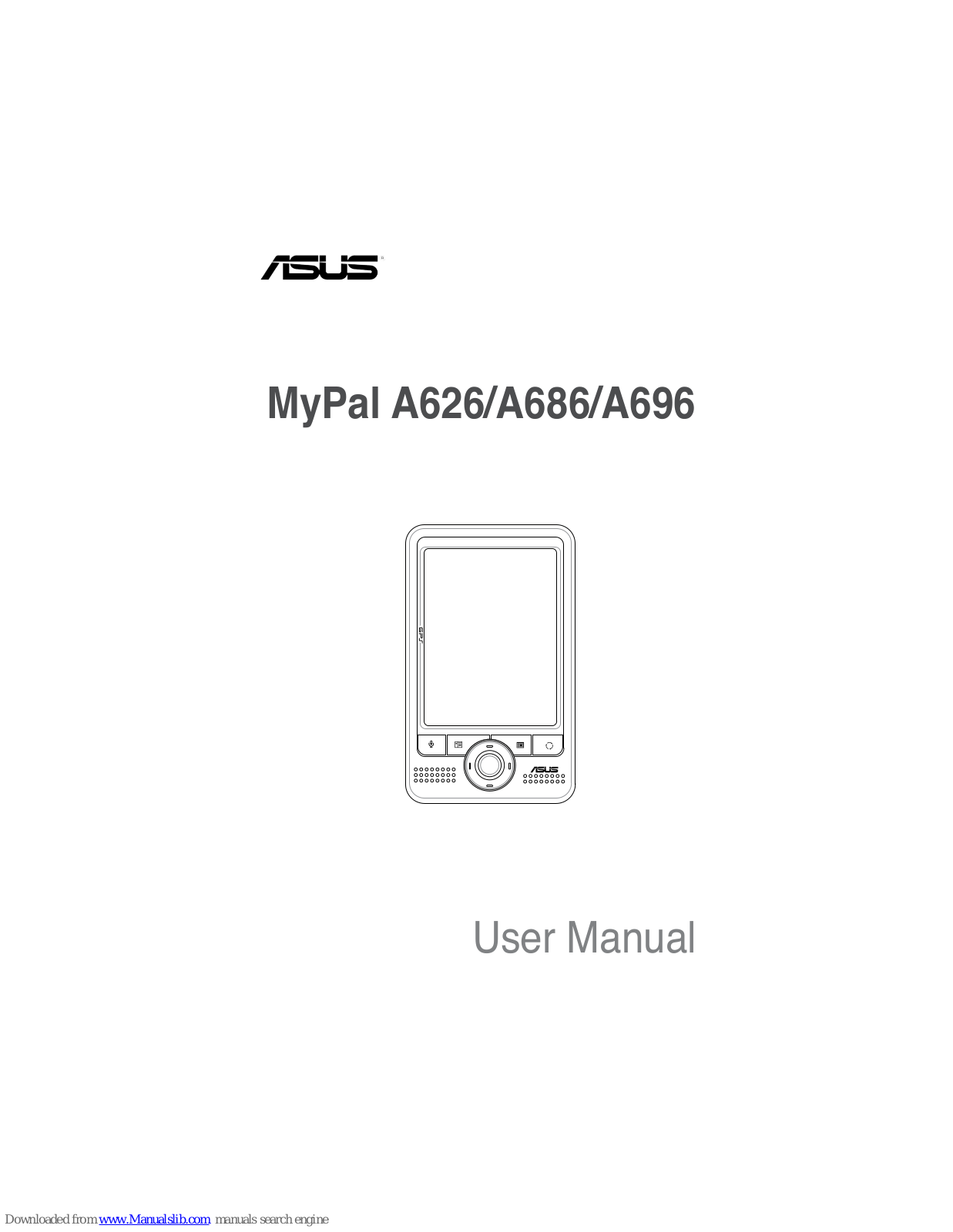 Asus MyPal A626, MyPal A686, MyPal A696 User Manual