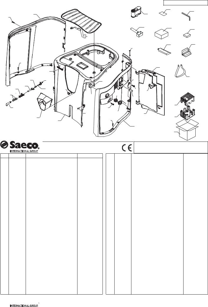 SAECO SUP 030 ADR User Manual
