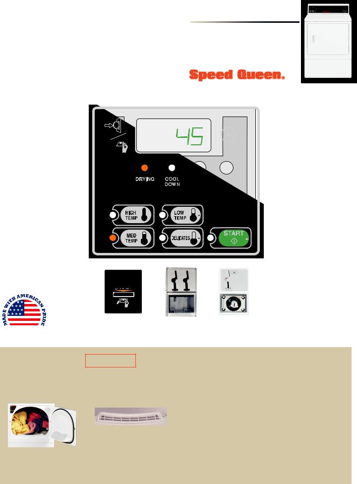 Speed Queen SDEBCRGS171TW02 Manual