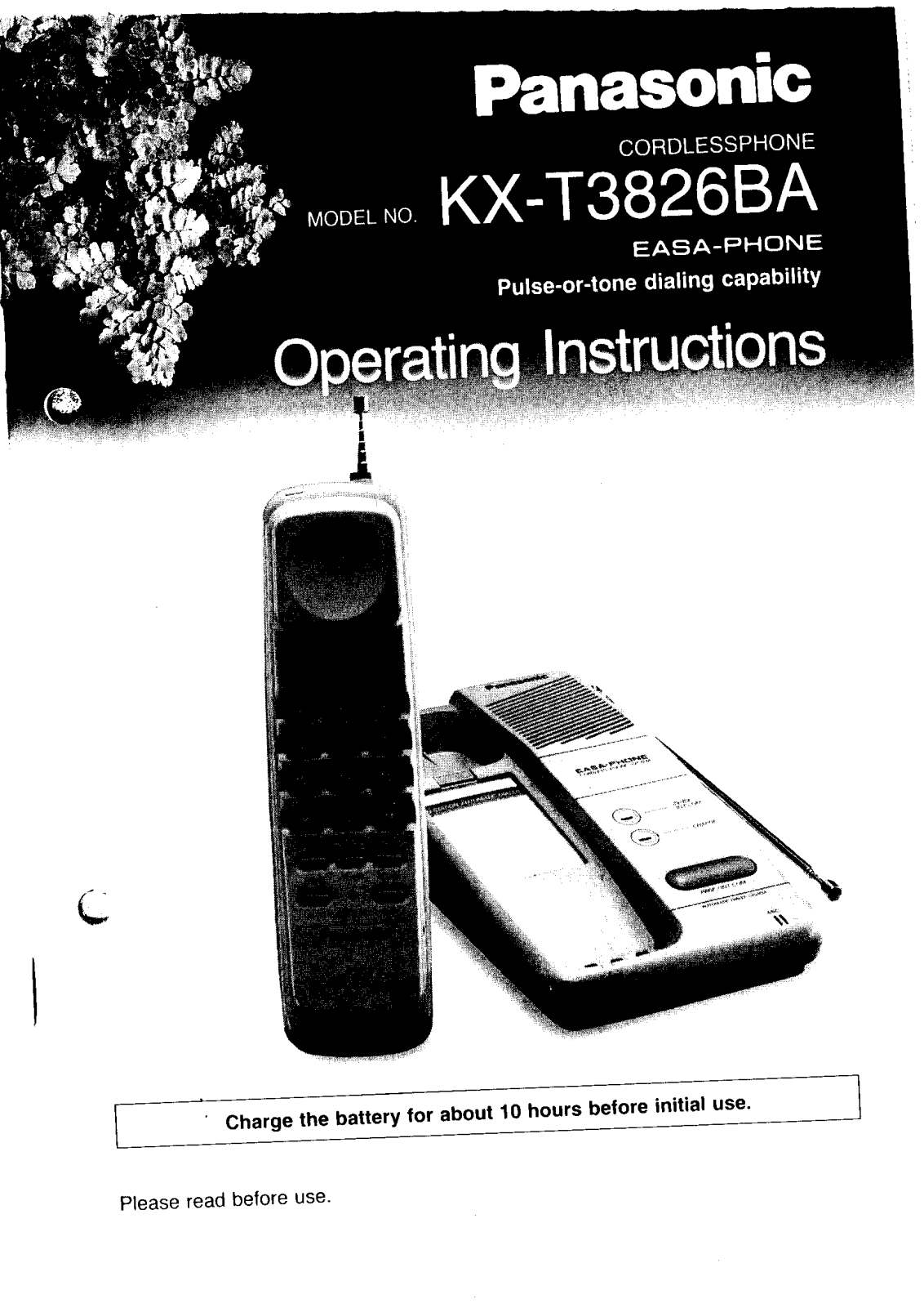 Panasonic KX-T3826BA User Manual
