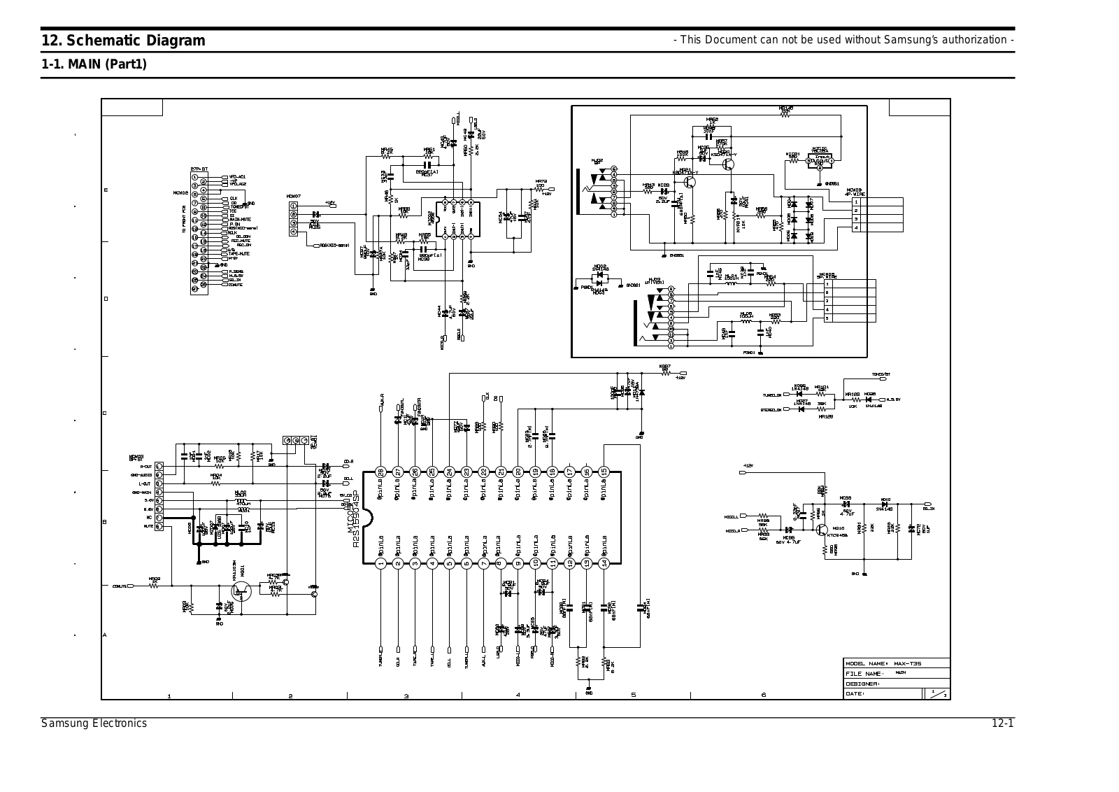 SAMSUNG MAX-T35 Service Manual