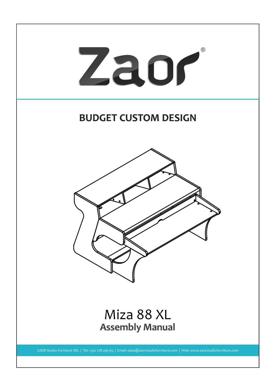 Zaor Miza 88 XL Assembly