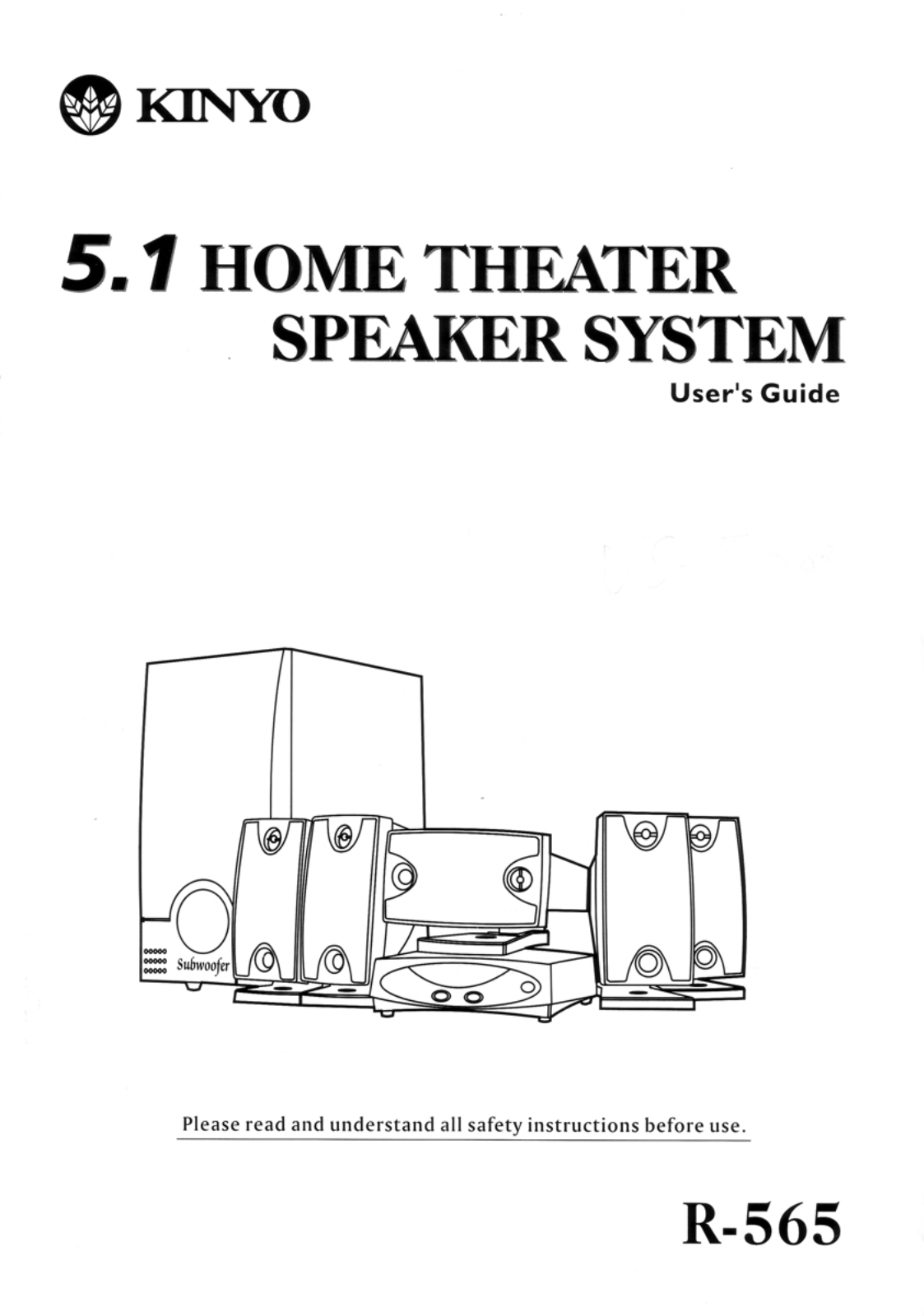 Kinyo R-565 User Manual