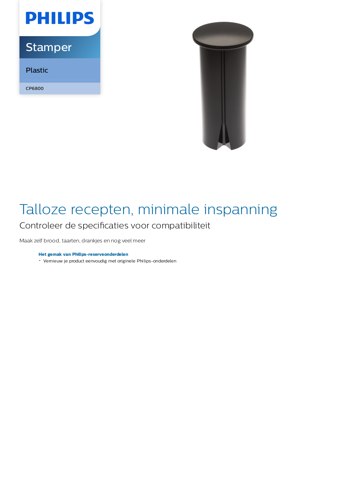 Philips CP6800/01 Leaflet - ManualMachine.com