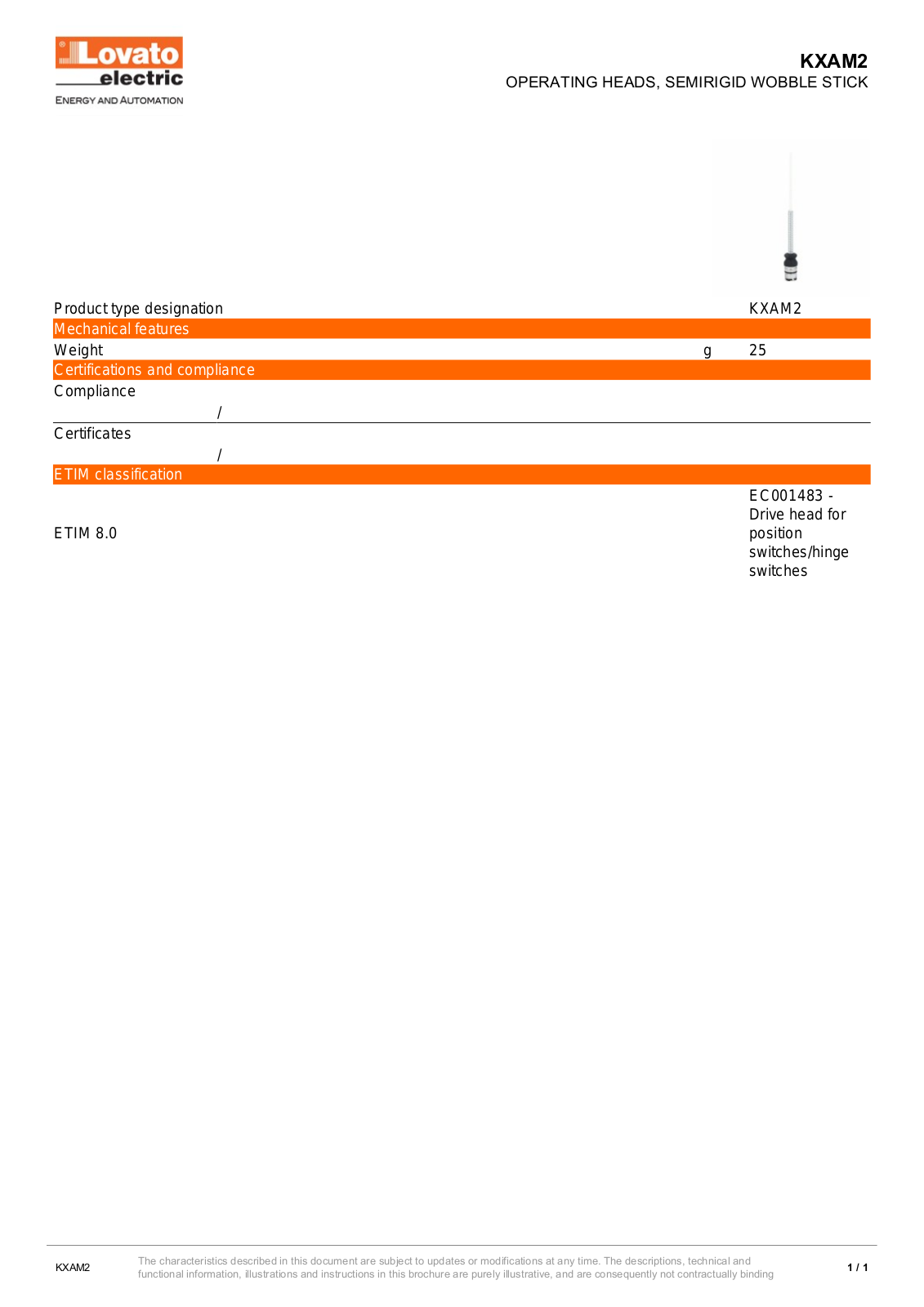 Datasheet KX A M2 Specification - ManualMachine.com