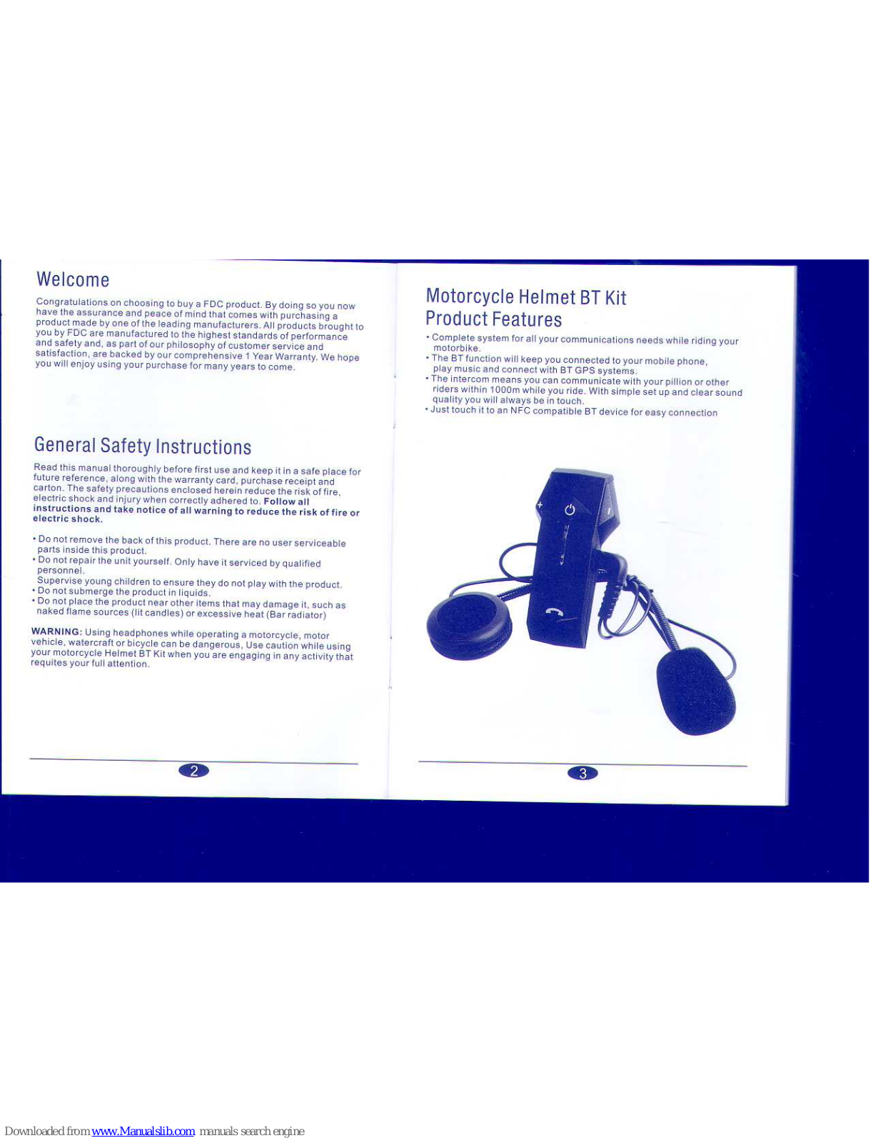 FDC FDC-03B User Manual - ManualMachine.com