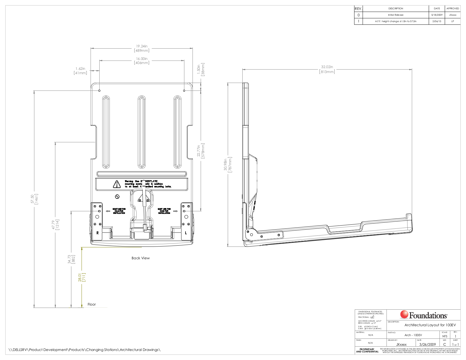 Foundations EAKF1061 Dimensions - ManualMachine.com