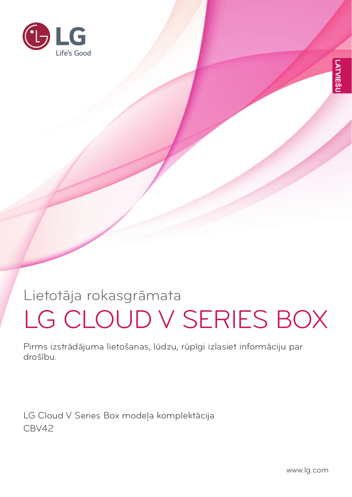 LG CBV42-BP User guide