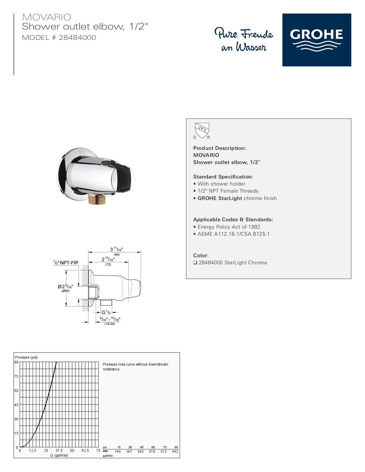GROHE GRH2137 Specifications - ManualMachine.com