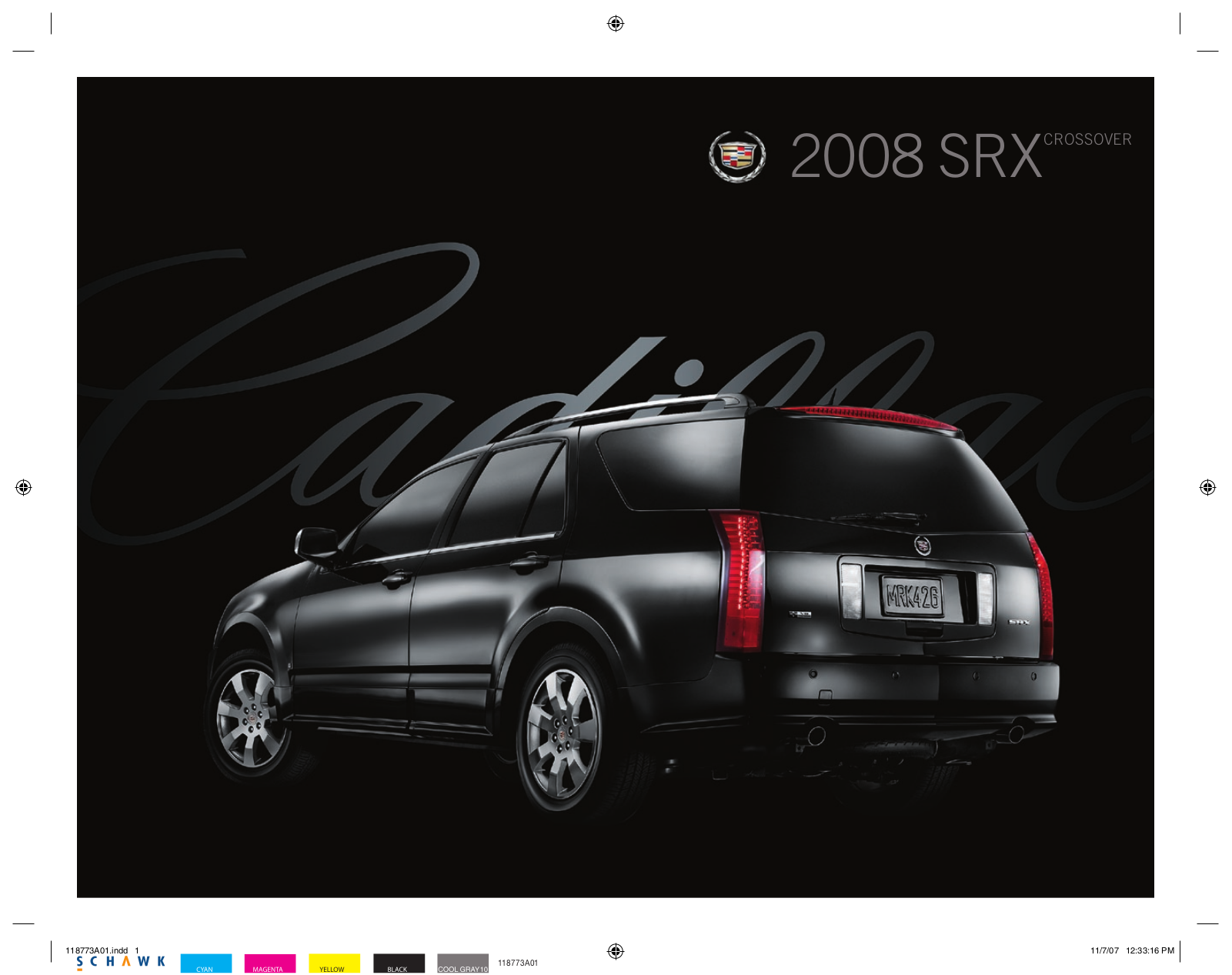 Cadillac SRX 2008 User Manual