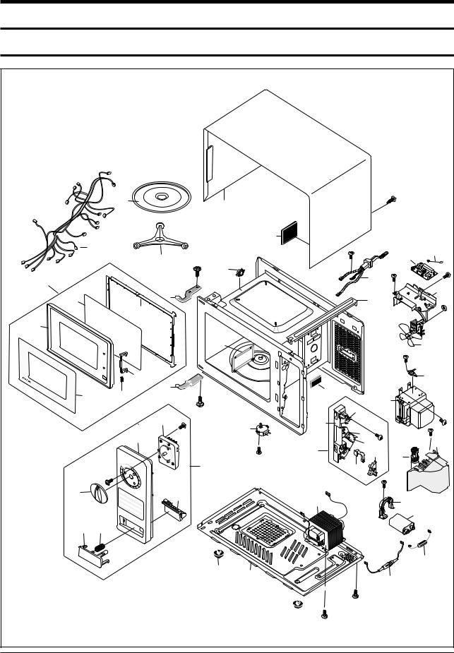 Samsung M530, M530-XSA Expoioded View and Parts List