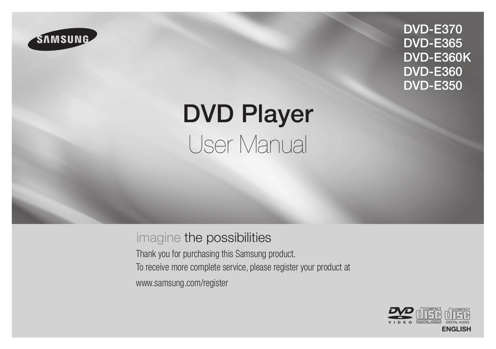 Philips DVD-E350, DVD-E360, DVD-E365, DVD-E370, DVD-E360K User Manual