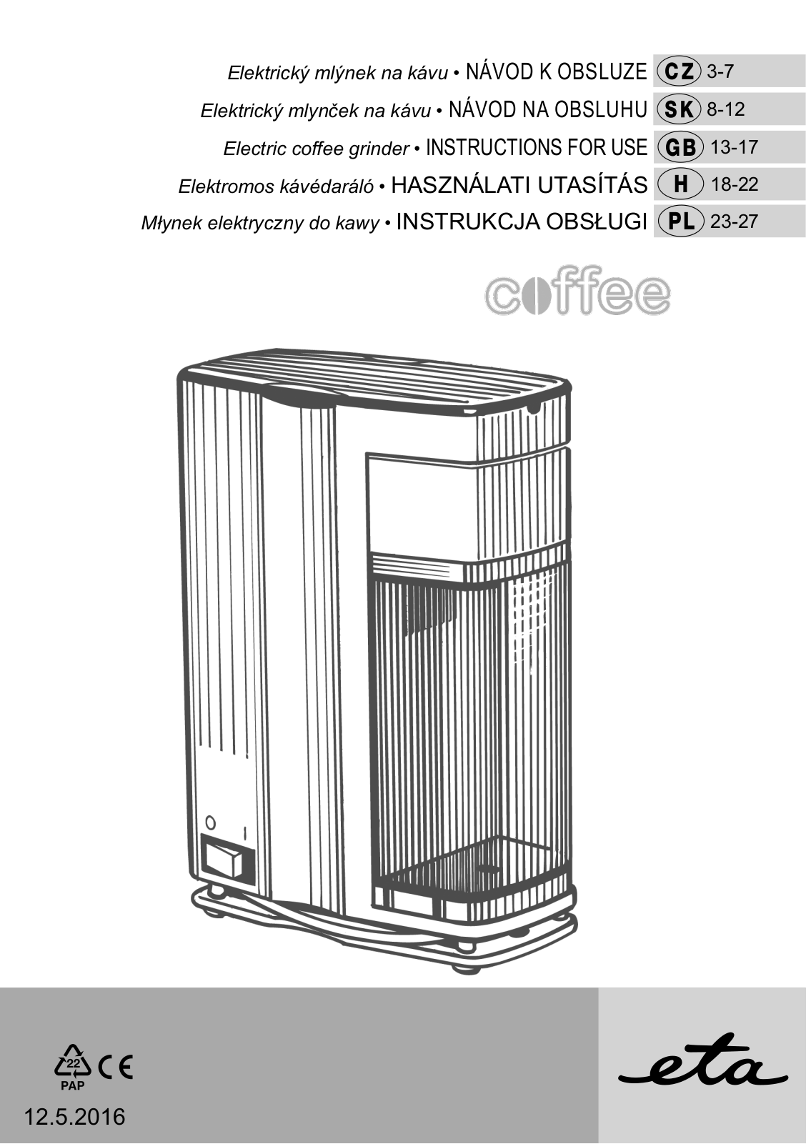 ETA 0067 90100 User Manual