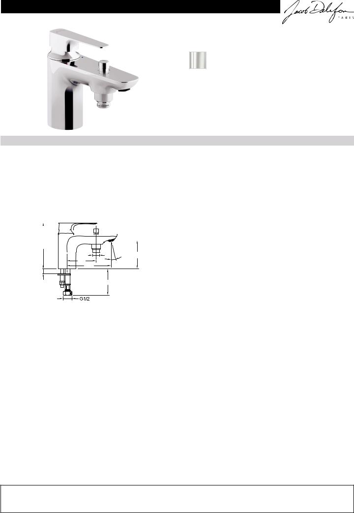 Jacob Delafon ALEO+ E72321-CP Datasheet