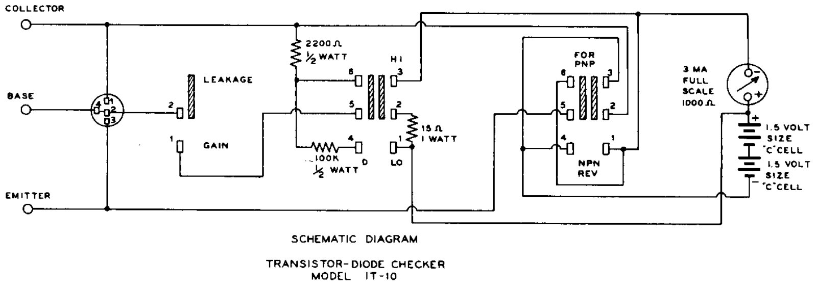 Heath Company IT-10 Schematic