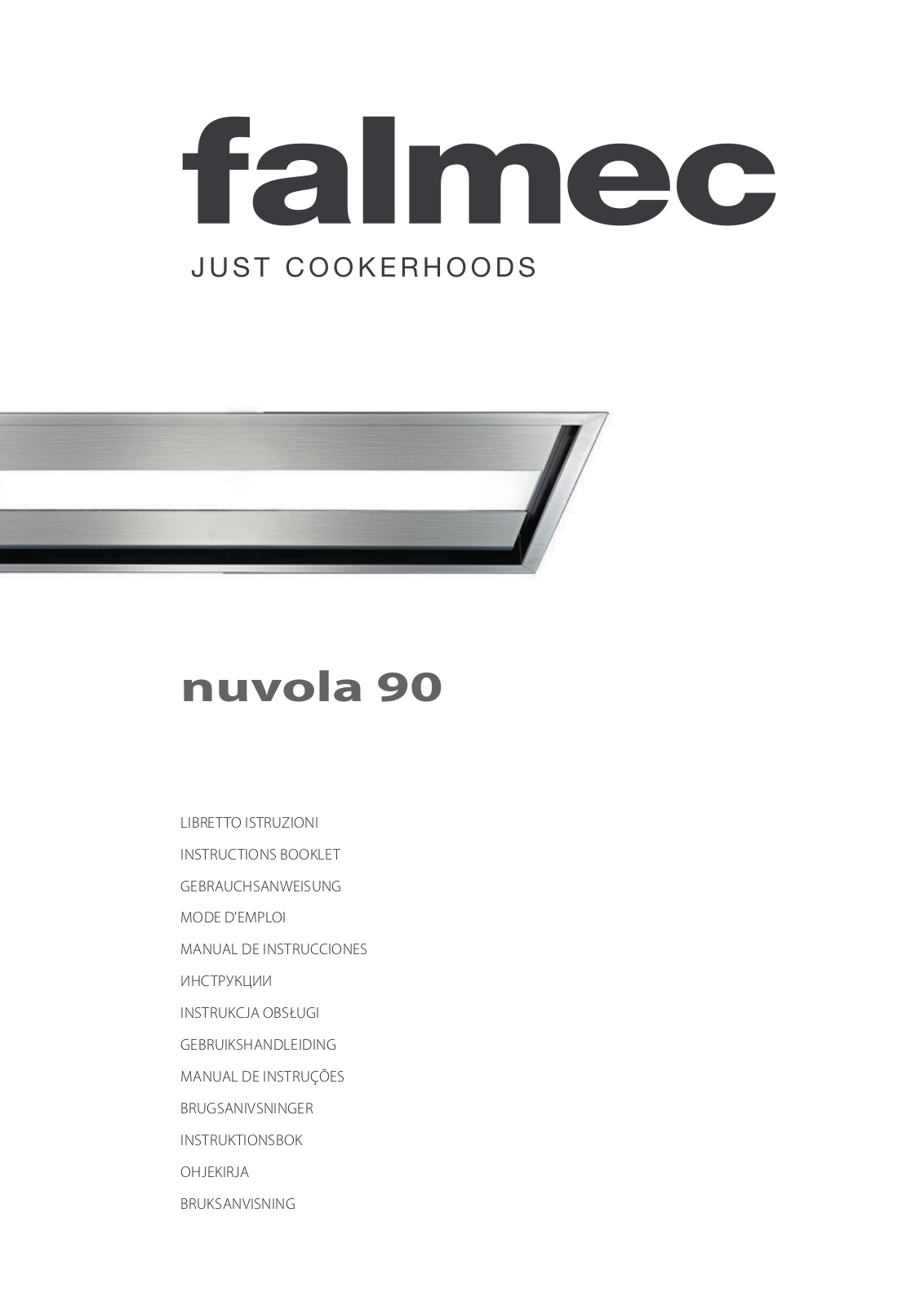 Falmec Nuvola isola 140, Nuvola isola 90 User Manual