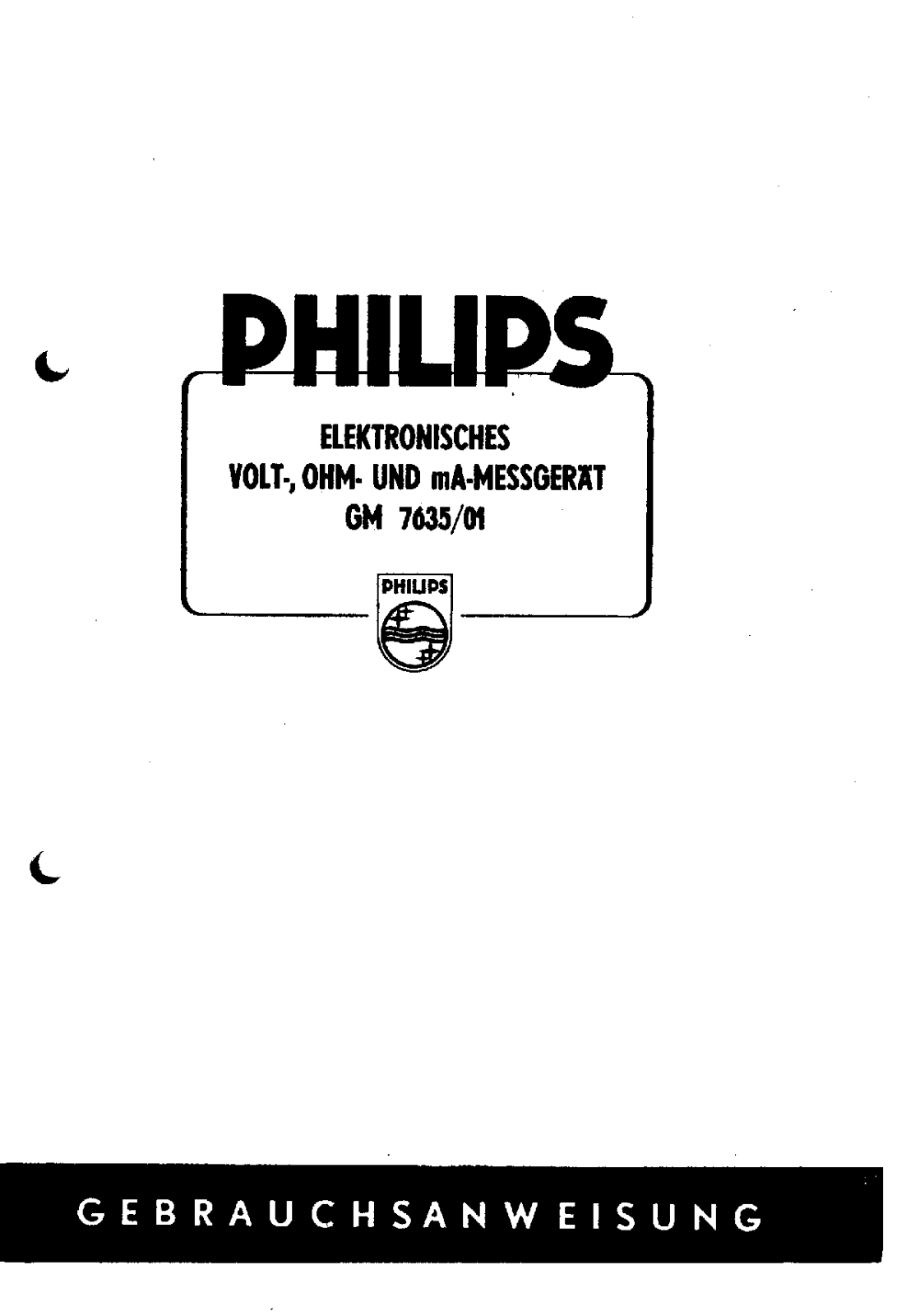 Philips gm7635 schematic