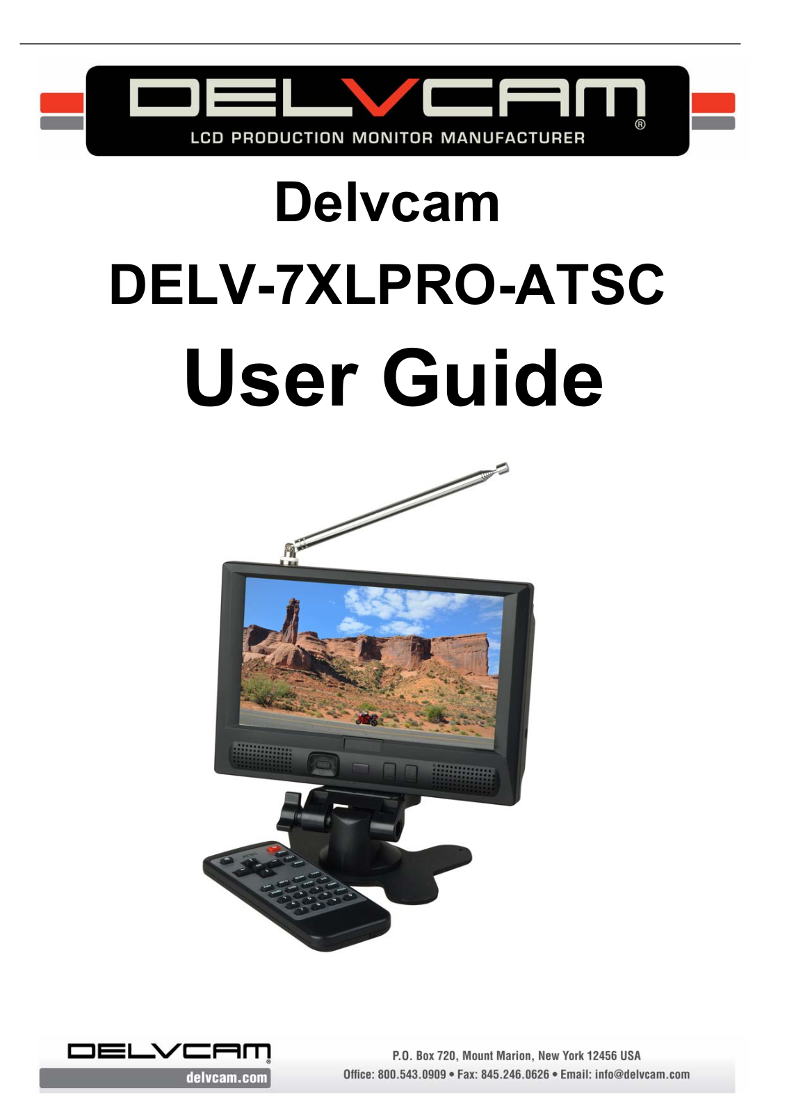 Delvcam DELV-7XLPRO-ATSC User Manual