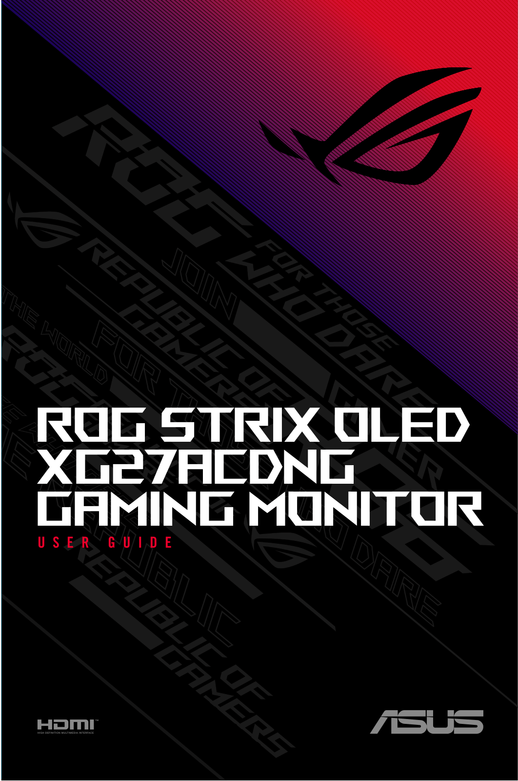 ASUS ROG STRIX OLED XG27ACDNG User guide - ManualMachine.com