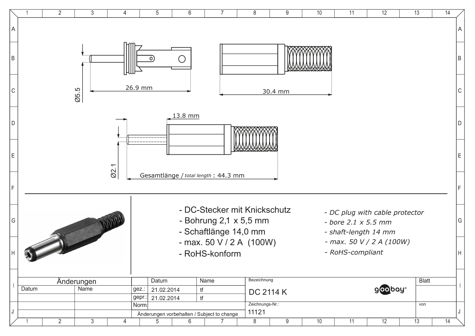 Datasheet HS 21-14 Datasheet (FREI) - ManualMachine.com