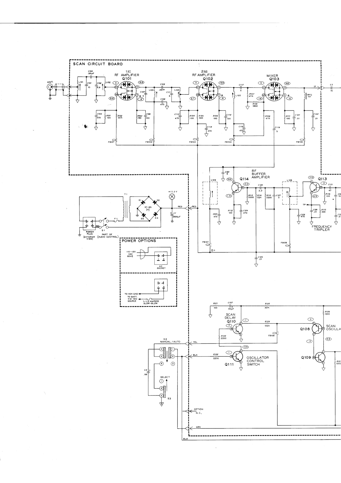 Heathkit GR-110 Schematic