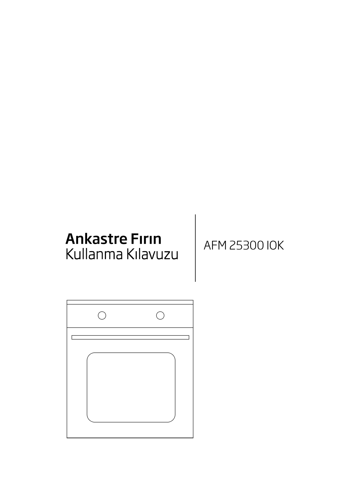 Beko AFM 25300 I0K User manual