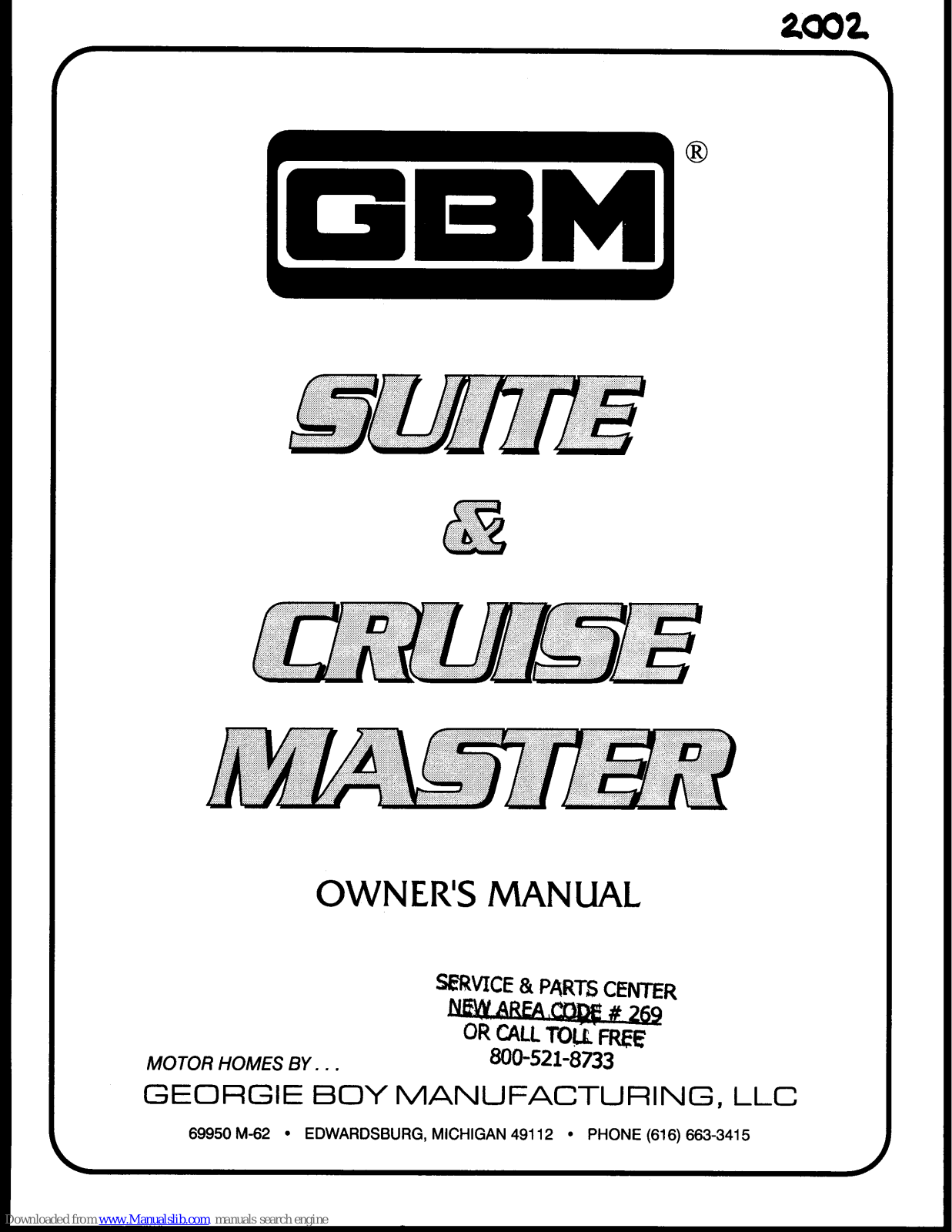 GBM Suite Owner's Manual