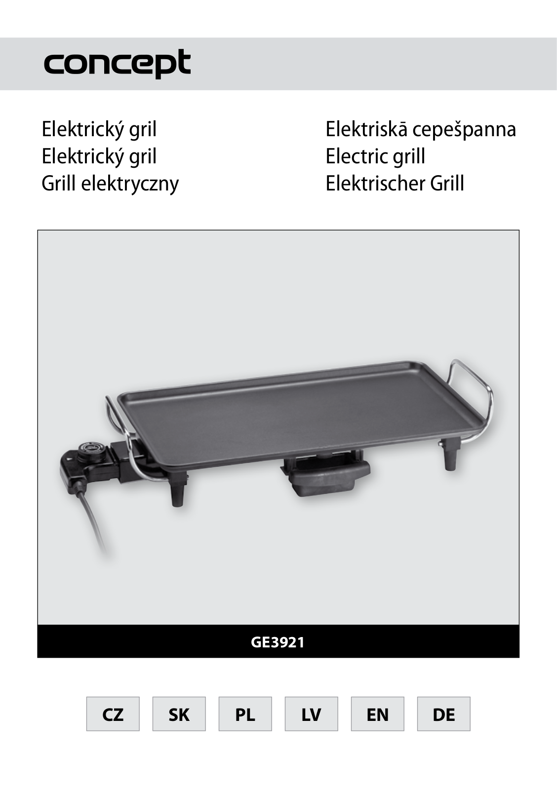 Concept GE-3921 User Manual