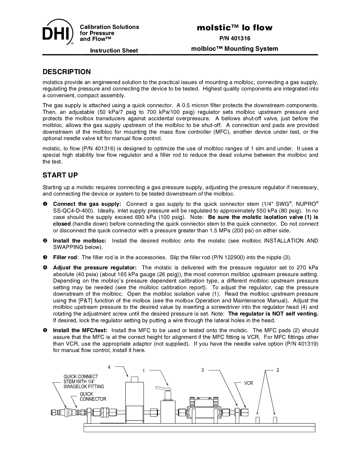 DHI MOLSTIC LO FLOW User Manual - ManualMachine.com