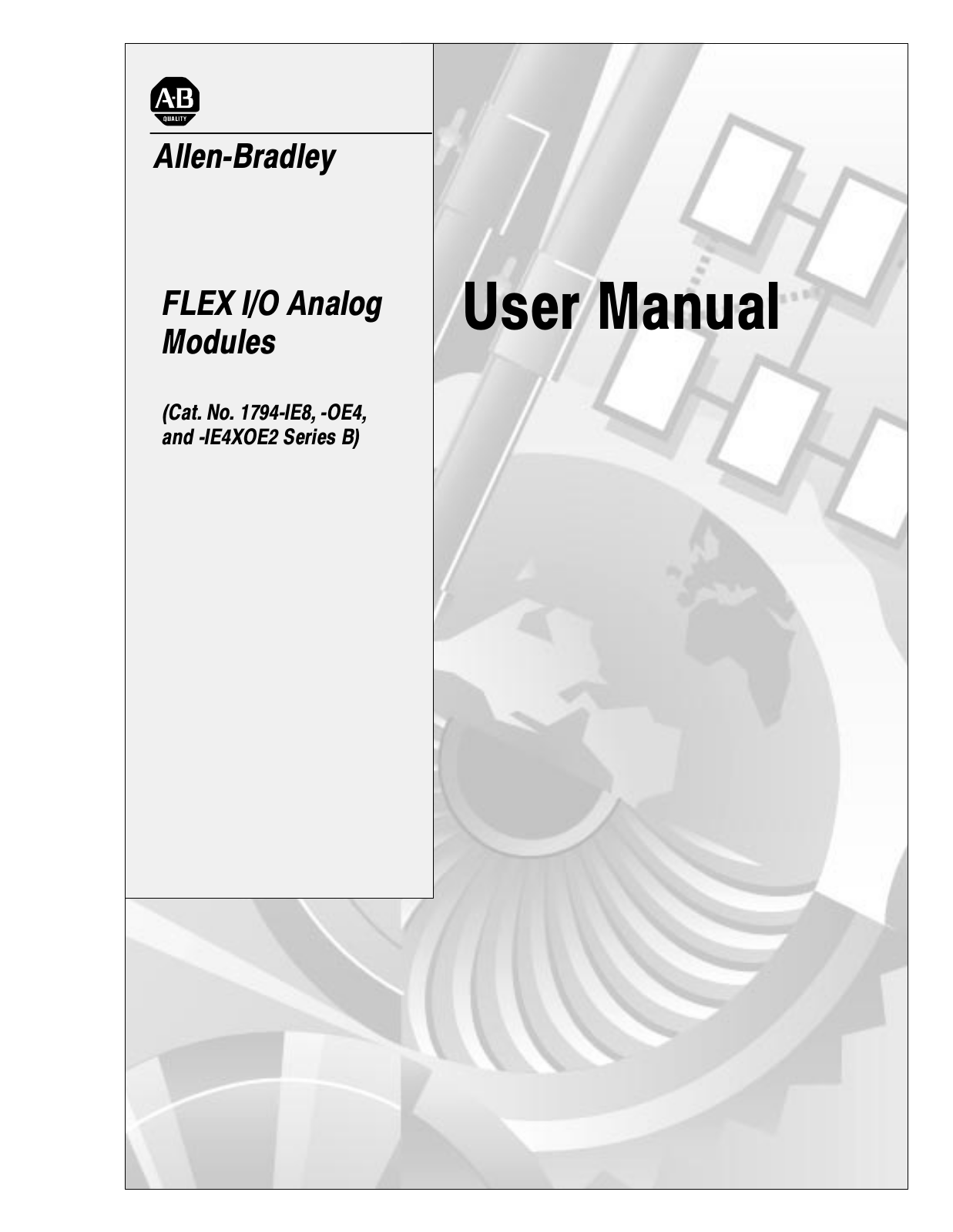 Rockwell Automation 1794-IE4XOE2, 1794-IE8, 1794-OE4, D17946.5.2 User Manual