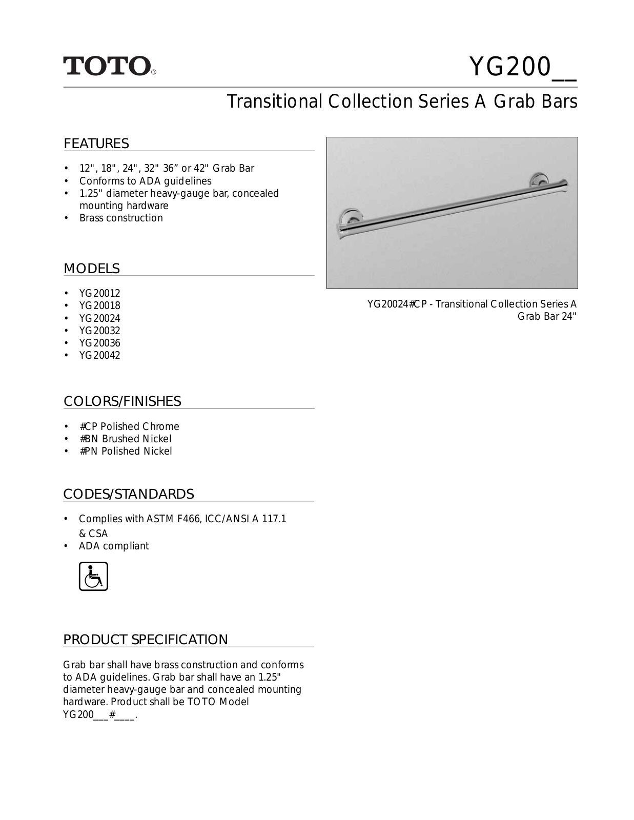 Factory Direct Hardware YG20042 User Manual