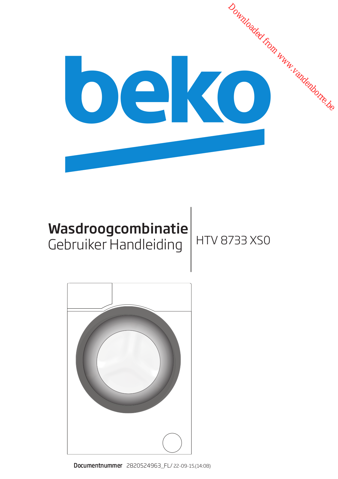 BEKO HTV 8733 XSO User Manual