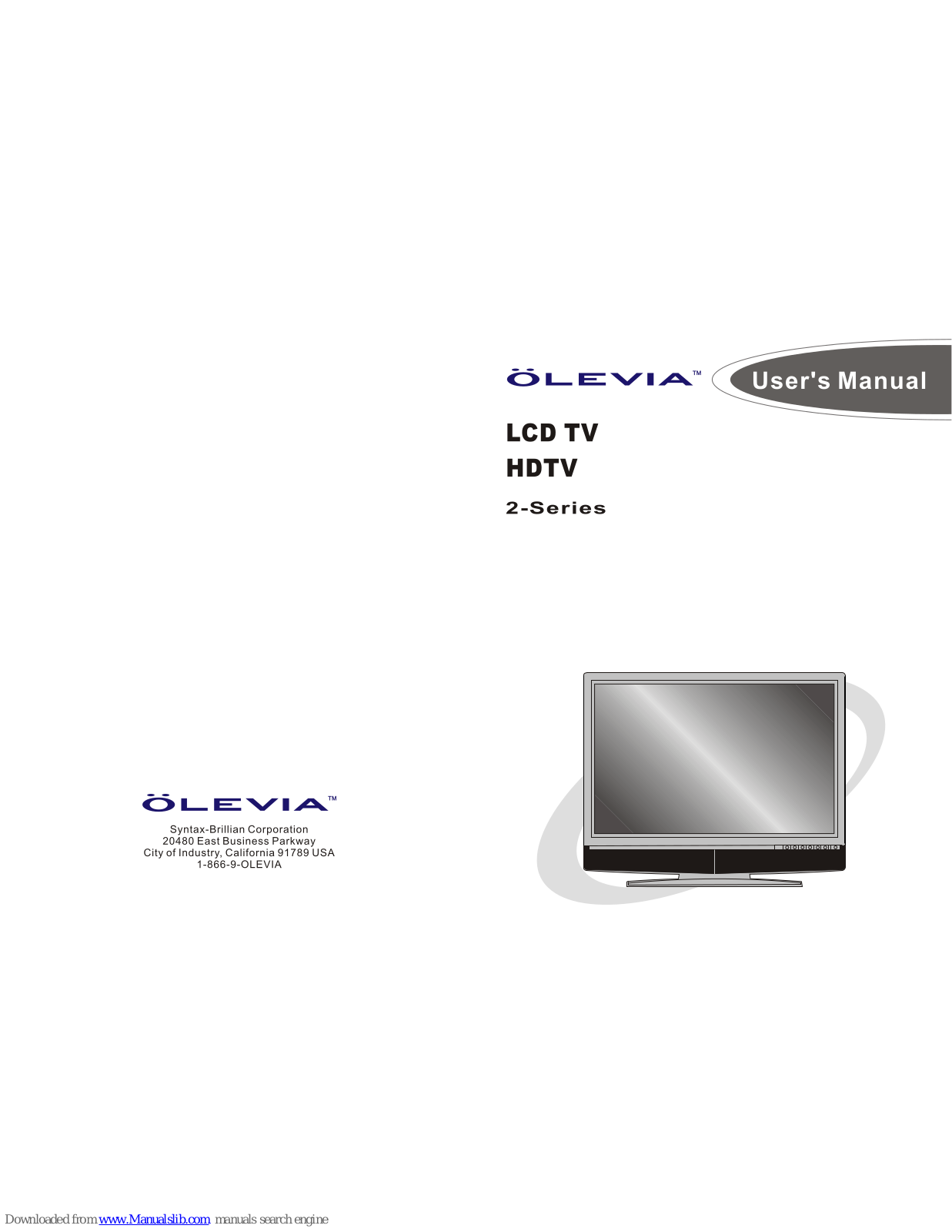 Olevia 219H, 219 User Manual