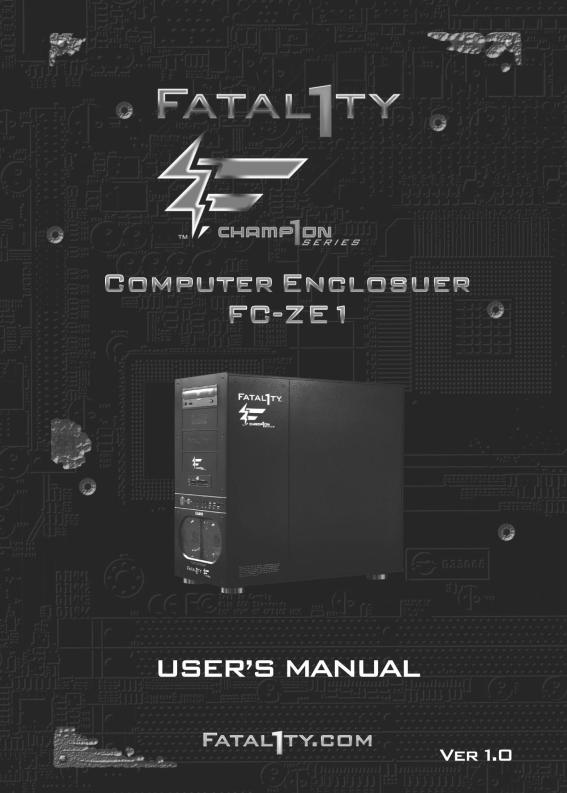 ZALMAN FC-ZE1, FC-ZE1 User Manual